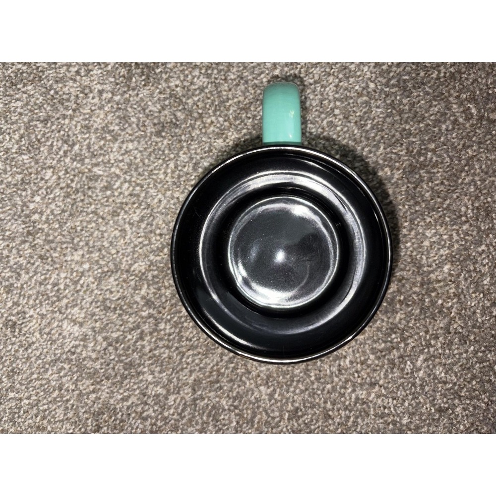 Hello Kitty Halloween Glitter Pumpkin Jack O Lantern Ceramic Teal Mug 20 Oz Eye - Picture 4 of 7